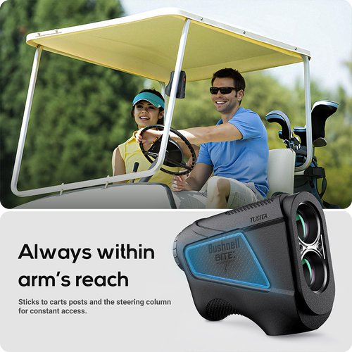 TUSITA Silicone Case Compatible with Bushnell Tour V6 / Tour V6 Shift Laser Golf Rangefinder - Black