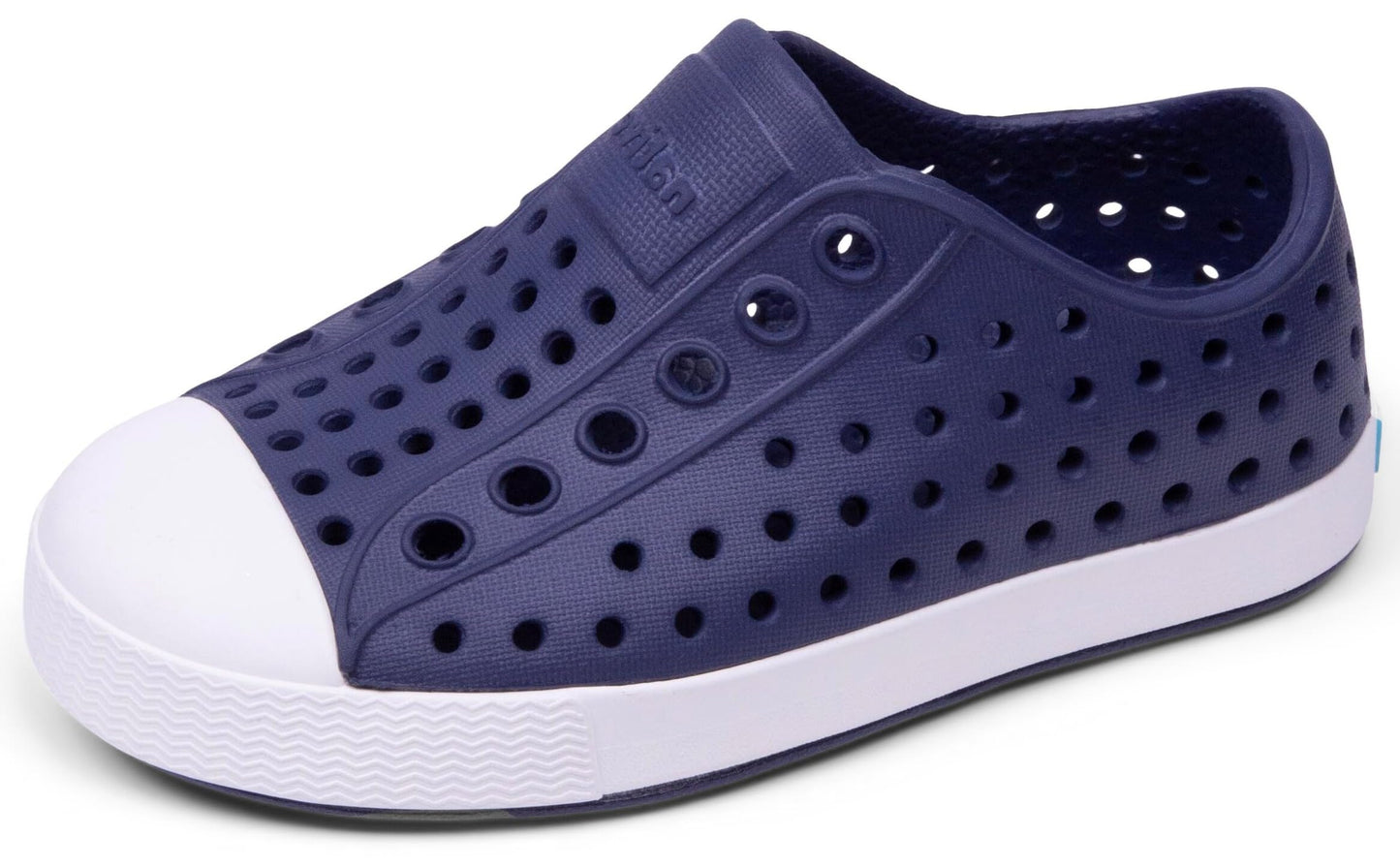 Native Shoes Unisex-Kids Jefferson Sneakers, Regatta Blue/Shell White, 12 Little Kid