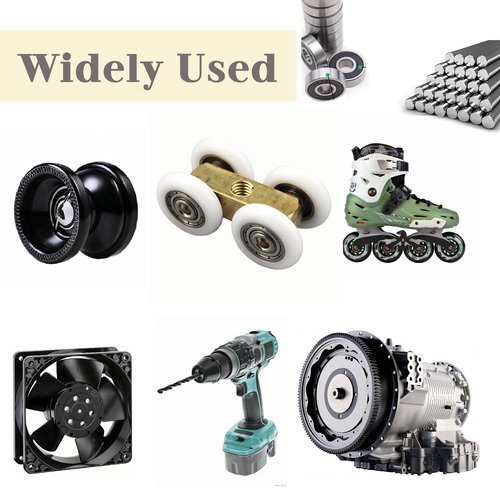 Dianrui Ball Bearings Assortment Kit 44 PCS—608RS/ 608ZZ/ 698ZZ/ 628ZZ/ 6903ZZ/ 6003ZZ/ 6203ZZ Small Bearings Kit for Skateboard Bearings, Furniture Wheel, Roller Skates, 3D Printing and ect—7 Molde