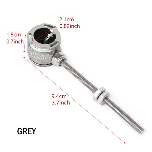 ZSHJGJR Archery Recurve Bow Sight Single Pin Sight 0.019" Fiber Optical 1 Pin Sight Scope Sight Pin for Bow Hunting Target Shooting Accessories (Grey)