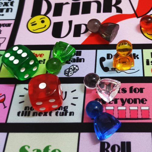 gzaymng Drinking Board Games for Adults, Funny Party Interactive Drinking Games for Game Night, Birthday, Family Play or Any Occasion, Age 21+, 2-8 Players (Multicolor)