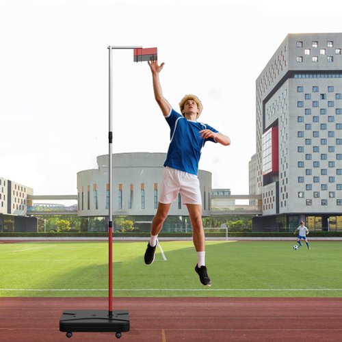 ZGGJZKV Vertical Jump Tester, Height Adjustable Vertical Jump Measurement Tool, Jump Height Trainer for Basketball and Volleyball Training (‎Jump Tester, 7.55 ft-11.35 ft (2.3m-3.46m))