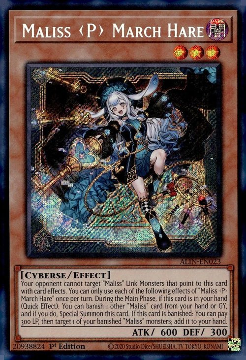 Maliss March Hare - ALIN-EN023 - Secret Rare - 1st Edition