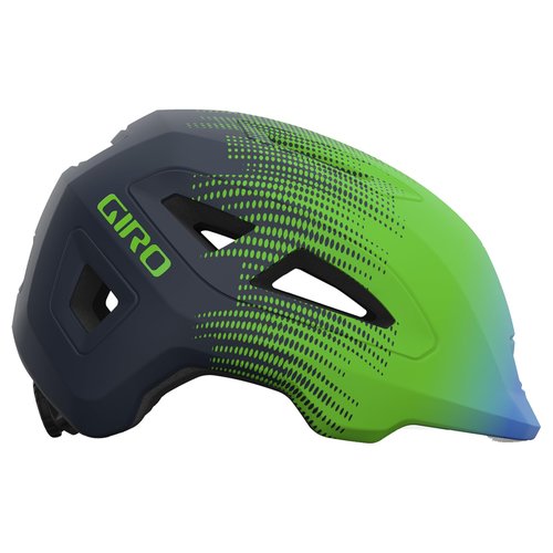 Giro Scamp II Youth Bike Helmet - Matte Blue/Green Towers - Size S (49-53 cm)