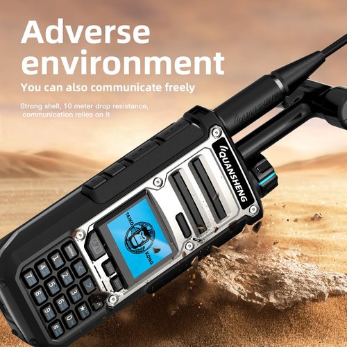 Quansheng UV-TK118 Dual-Band 10W High-Power Walkie Talkie with NOAA Weather Alerts | 999 Programmable Channels, Voice Prompts, USB-C Fast Charging | Rugged for Outdoor, Emergency & Group Use