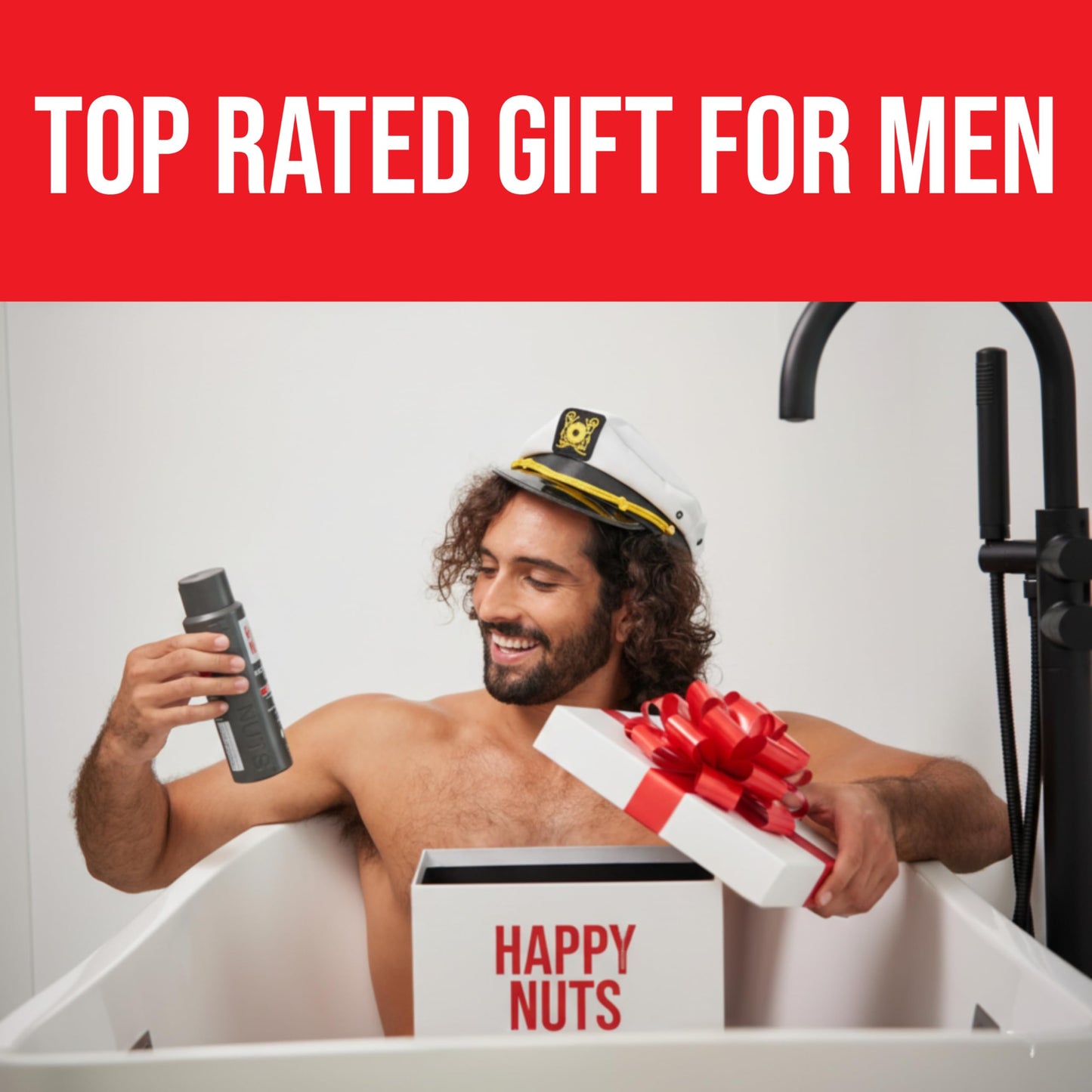 HAPPY NUTS Comfort Powder - Anti Chafing & Deodorant, Aluminum-Free, Sweat and Odor Control for Jock Itch, Groin and Men's Private 4oz (Cooling Mint)