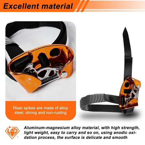 Foot Ascender for Climbing – Rope Ascender Device for Arborists & Rock Climbers