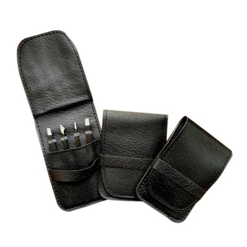 LUDOUPIER [4+1 Pieces] Tweezers Set with Travel Case, Great Precision Upgrade Professional Anti-rust Alloy Tweezers for Women & Men, Multi-purpose as Eyebrows Facial Hair Ingrown Hair Removal