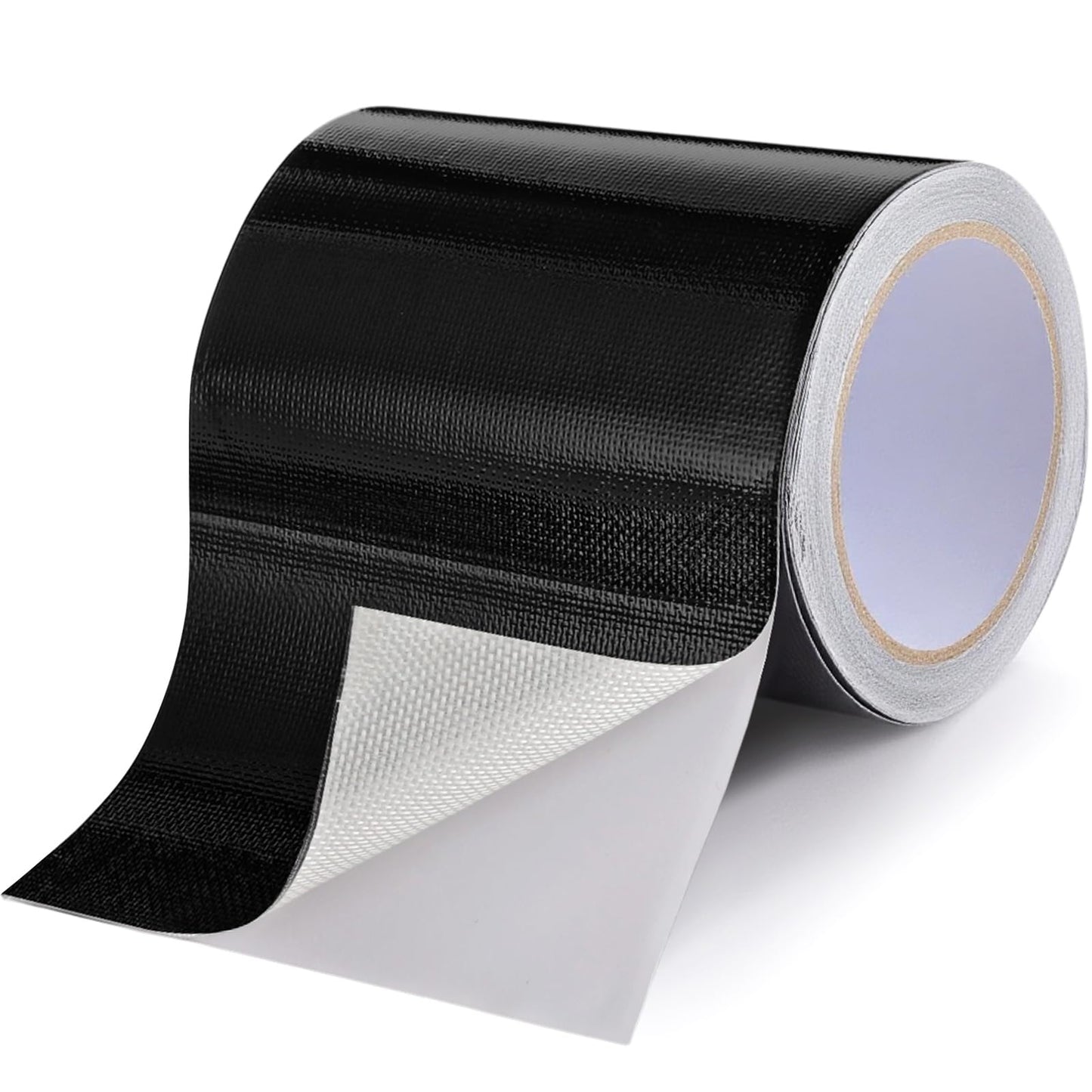 ForraFun Rv Awning Repair Tape 5'' x 32.8FT Heavy Duty Waterproof Tent Repair Tape for Tarp, Parasol, Canopy, Car and Boat Covers, Patch Kit Outdoor UV Proof, Black
