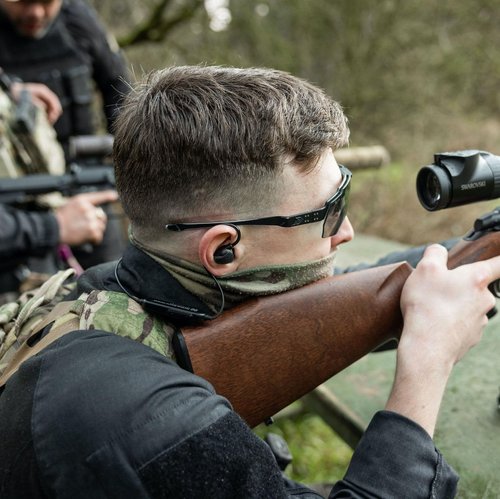 ISOtunes Sport ADVANCE BT 2.0 Shooting Ear Protection: Tactical Shooting Earbuds with Situational Awareness and Bluetooth, 26 dB NRR Certified Hearing Protection