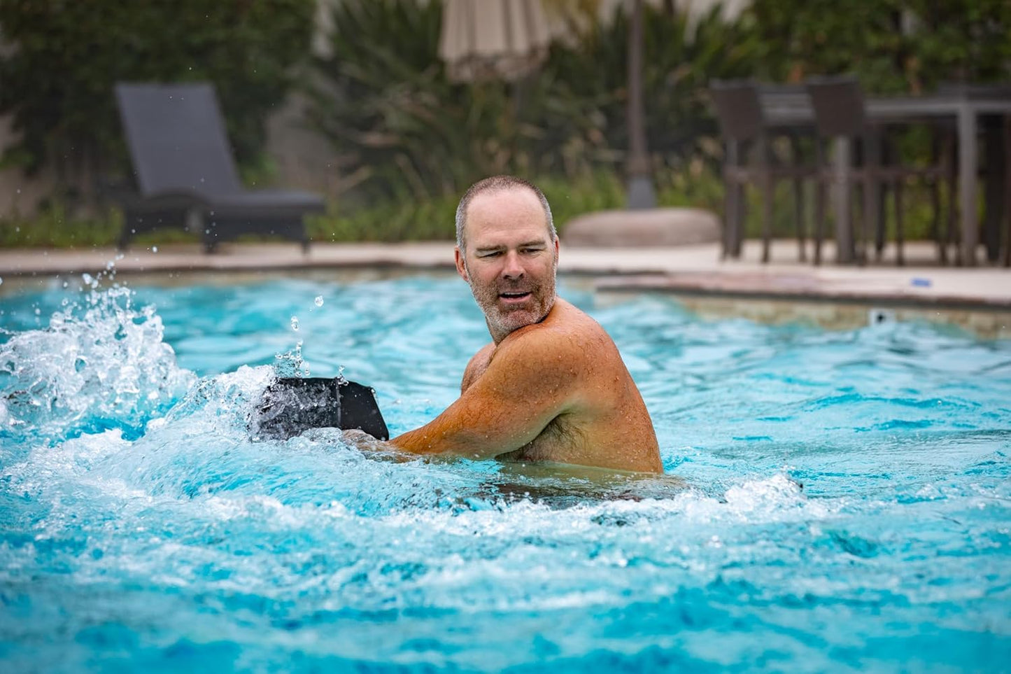 Hydro-Tone Total Body Pool Weights for Water Exercise | Isokinetic Functional Water Weights | Build Muscle - Easy on Joints | Aquatic Pool Weight | Quick Start Guide