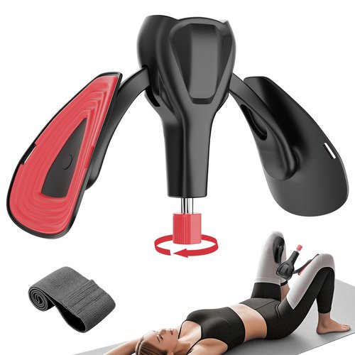 TINRIEF Upgraded Inner Thigh Exerciser for Women, 0-77lbs Adjustable Pelvic Floor Muscle Exercise Devices, Hip Trainer Kegel Exerciser for Postpartum Rehabilitation, Thigh Toner Leg Workout Equipment