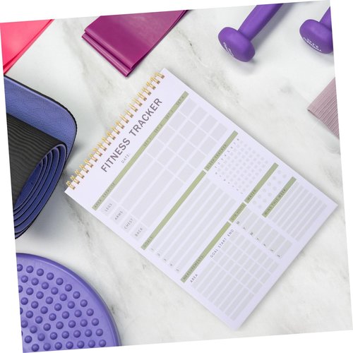 DECHOUS Fitness Journal Notebook Workout Tracker Gym Journal Workout Log Book Planner Supplies for Men