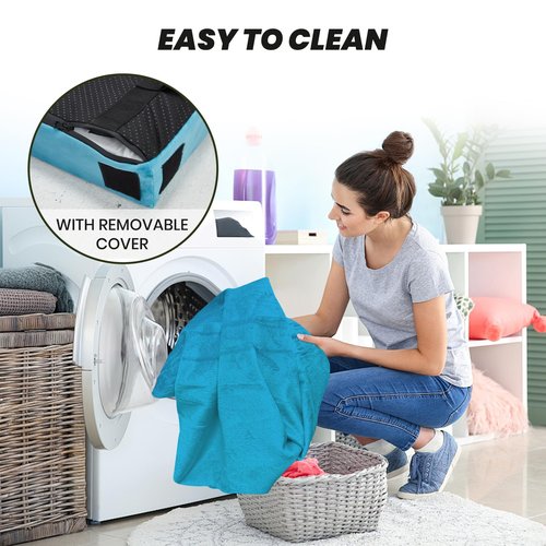 Memory Foam Camping Pad, Waterproof Sleeping Pad for Adults, Roll Up Floor Mattress for Indoor/Outdoor Use, Ideal for Side Sleepers and Guests