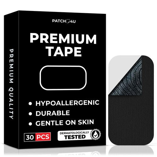 PATCH4U Premium Tape (30 Pack) - Pain Free Removal, Hypoallergenic, Latex Free & Gentle On Skin - Skin Friendly Adhesive Cotton Tape