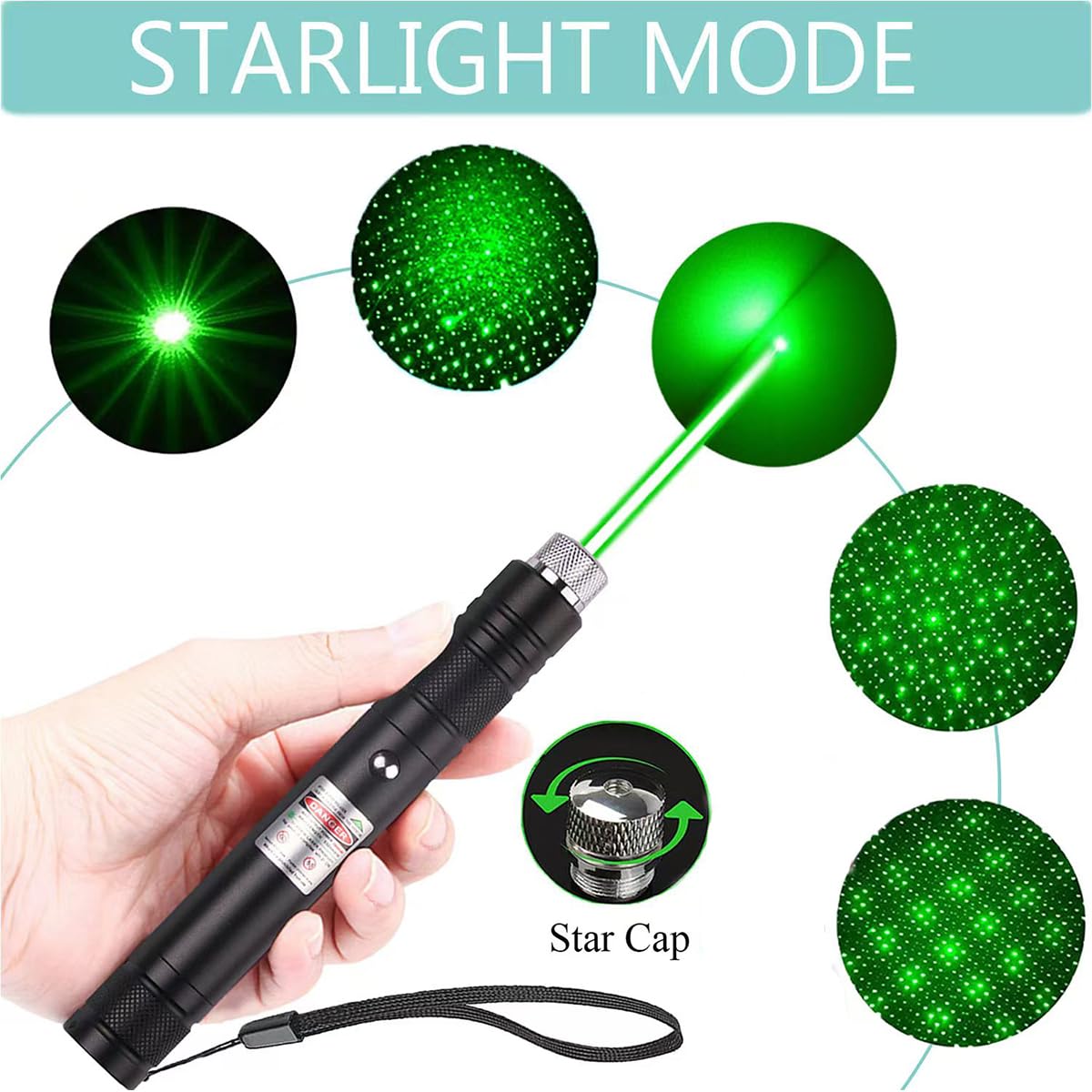 IVVTRYI 2 Pack Green Laser Pointer for TV, LED, and LCD Screen Presentations and Outdoor Office Construction