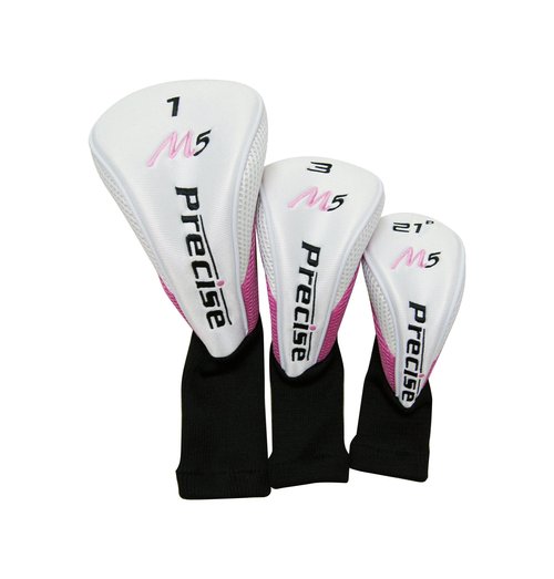 Precise M5 Ladies Complete Left & Right Handed Golf Club Set | Complete Regular & Petite Womens Golf Clubs Set | with 3 HC's, Lightweight Shafts & Spacious Stand Bag w/Pockets & Dual Carrying Straps