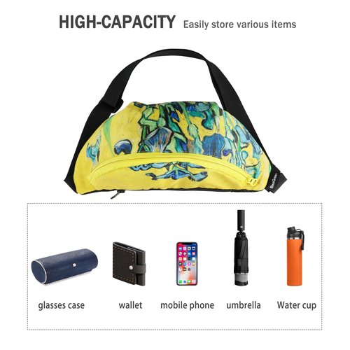 Large Fanny Packs for Women Running Fanny Pack Crossbody Bags for Women Adjustable Waist Belt Phone Bag with 2-Zipper Pockets & Zipper Closure Lightweight Design for Traveling Hiking Workout