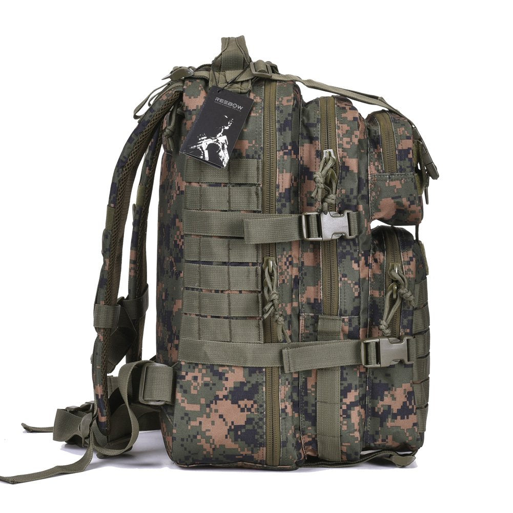 REEBOW GEAR 38L Tactical Backpack for Men 3 Day Military Bug Out Bag