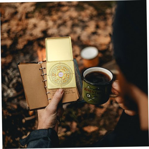 IMIKEYA Feng Shui Compass Pan - Chinese Ancient Compass for Home Planning and Feng Shui Practices - Precision Magnetic Compass for and Residential Harmony 1pc