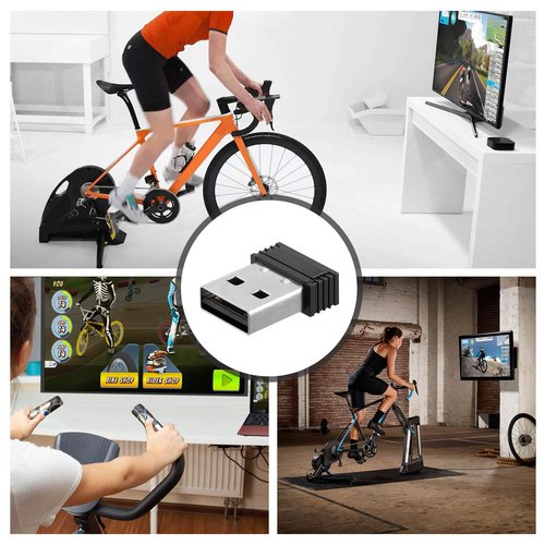 CooSpo USB ANT Stick,ANT+ Dongle for Indoor Cycling Training Data Transmission, Compatible with BKOOL Wahoo TacX Bike Trainer,Zwift TrainerRoad Garmin Connect Cycleops Trainer Rouvy TacX Vortex