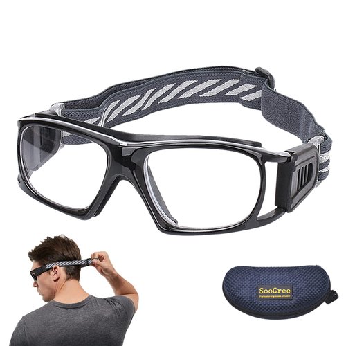 SooGree Sport Glasses for Men Women Basketball Football Sport Goggles Anti Fog Shock Collision Wearable Glasses