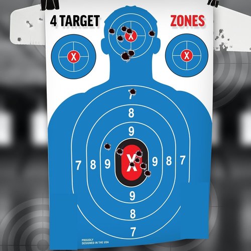 Heavy Duty Shooting Targets for Shooting Range - Indoors & Outdoor Targets for Gun Range and Pistol Shooting - Handgun Accessories, 20