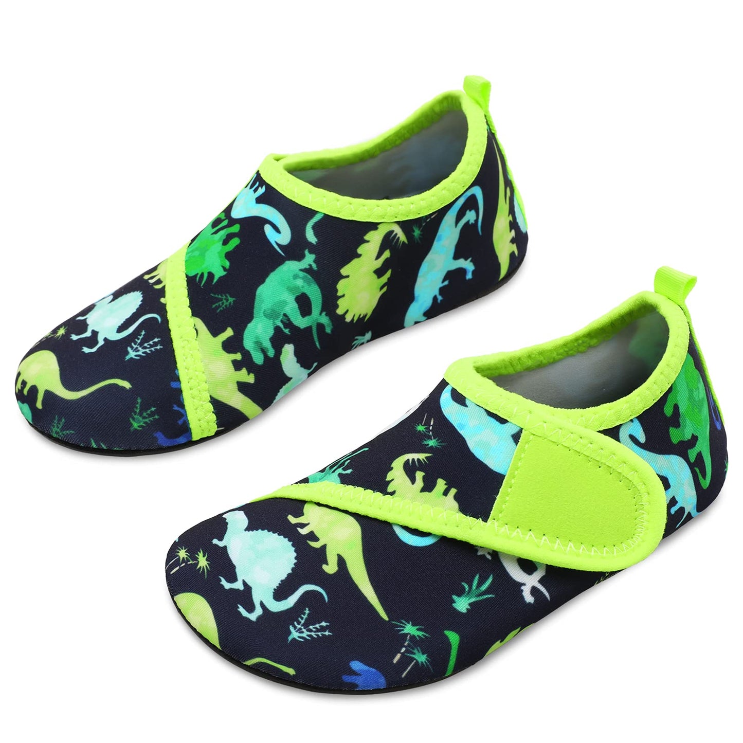 JOINFREE Girls Boys Summer Water Shoes Kids Athletic Aqua Shoes Swim Shoes Dinosaur 11-11.5 Little Kid