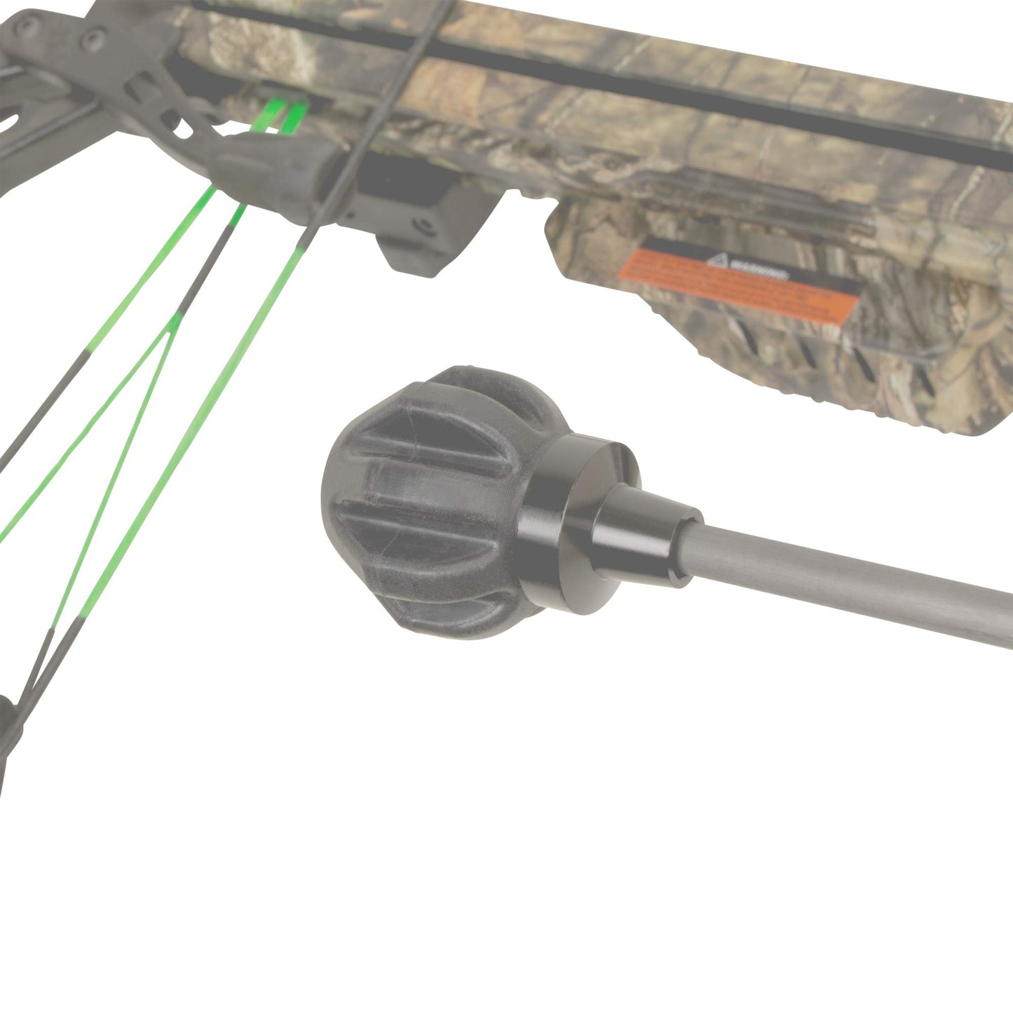 Allen Company Titan Crossbow Bolt De-Cocking Head, Standard Arrow Threads, Black