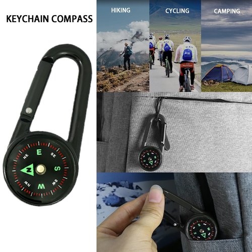 Compass, Hiking Compass for Survival Durable and Compass Keychain (Durable)