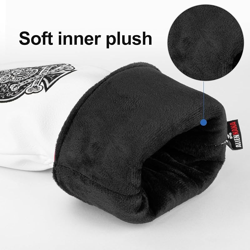 Acebirdie Poker Ace Golf Club Covers – Leather Driver, Fairway & Putter Headcovers (Variation: For Driver)