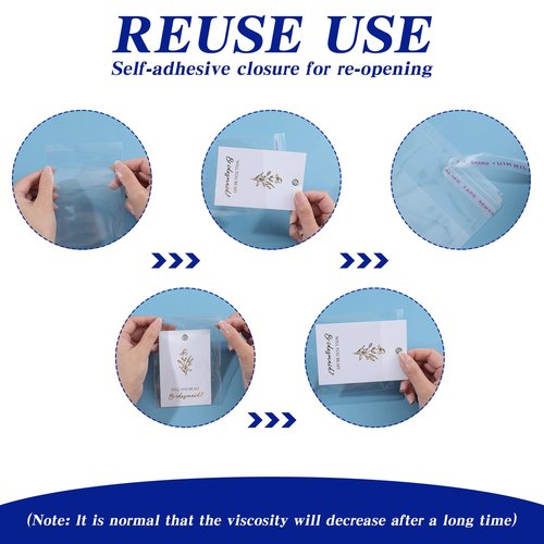 300Pcs Self Sealing BagsGraded Card Sleeves Resealable Team Bags Baseball Sports Holders Plastic Collectible Protection for Tradingcards Photos Bookmarks Jewelry Treats Beads Candy