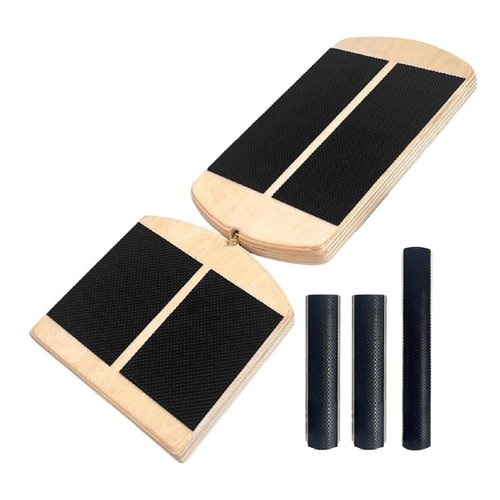 kowaku Single Leg Balancing Board Board Board Ankle Stabilizer Balance Training Platform Foot Strengthening Wood Training Tool Tool