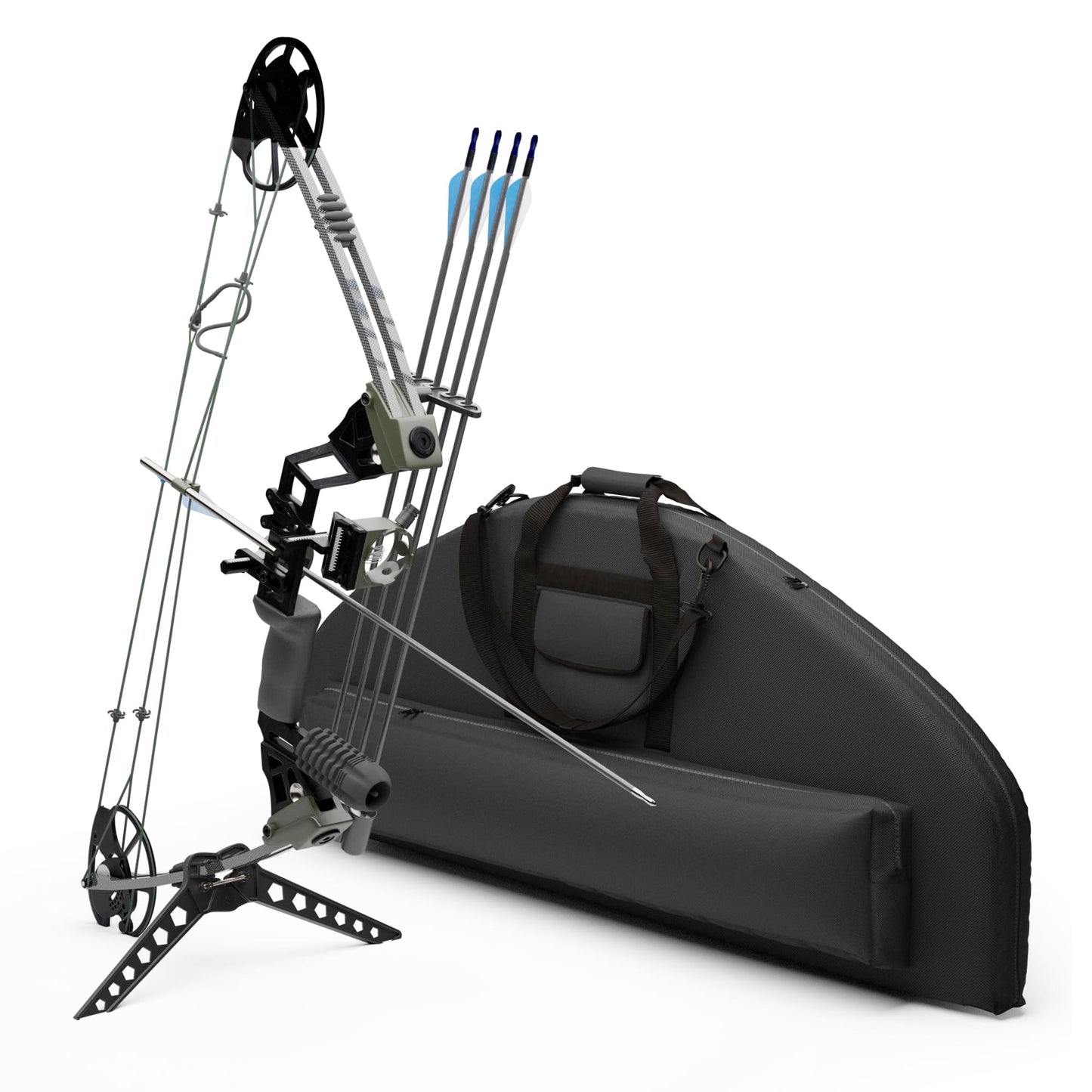 Gespann Soft Bow Case Padded Archery Bag Compound Bow Cases with Arrow Pocket