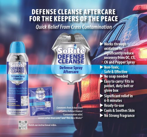 SoRite Defense Cleanse | Pepper Spray Decontaminant Towelette (3)