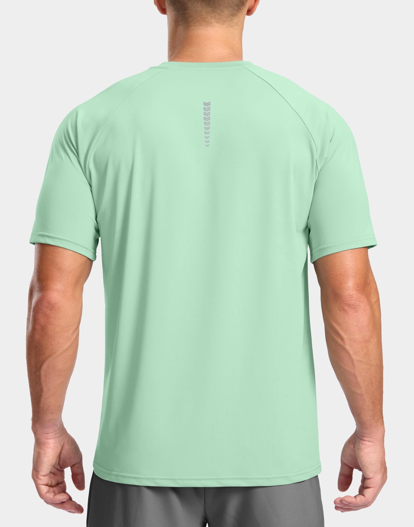 G Gradual Men's Athletic Workout T-Shirts Moisture Wicking Cooling Running Shirts Short Sleeve Performance Tee for Gym Tennis(Mint Green,3XL)