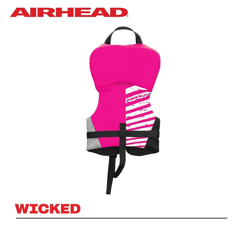 Airhead Wicked Kwik-Dry NeoLite Life Jacket Infant (Under 30 Lbs) - USCG Approved PFD for Kids