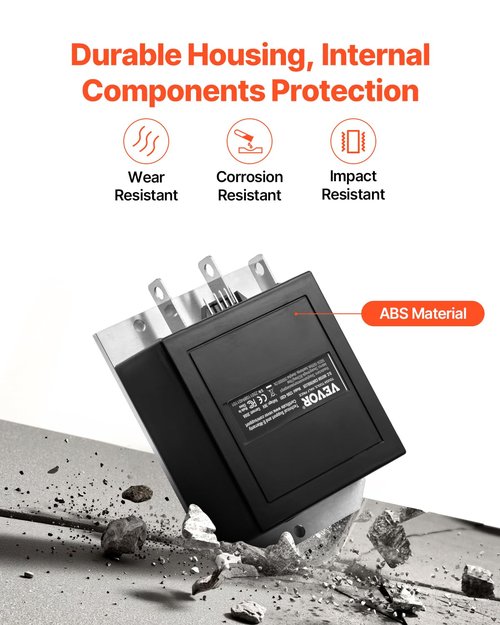 VEVOR Golf Cart Speed Controller, 36V and 350A, DC Motor Controller Replacement for 1994-2019 EZGO Golf Carts, IP65 Rated Protection, Aluminum Alloy & ABS Housing, Compatible with 1206-4301 Models