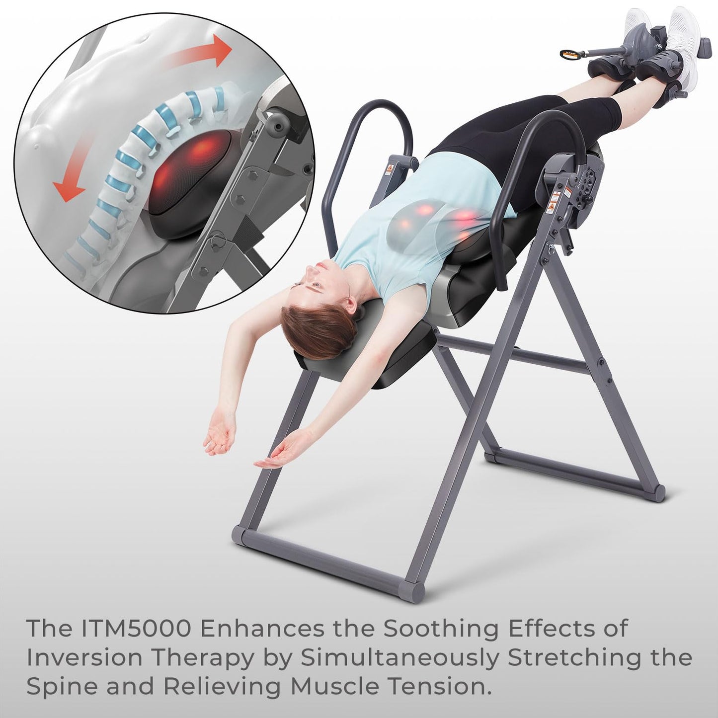 Innova ITM5000A Therapeutic Heat and Shiatsu Massage Inversion Table