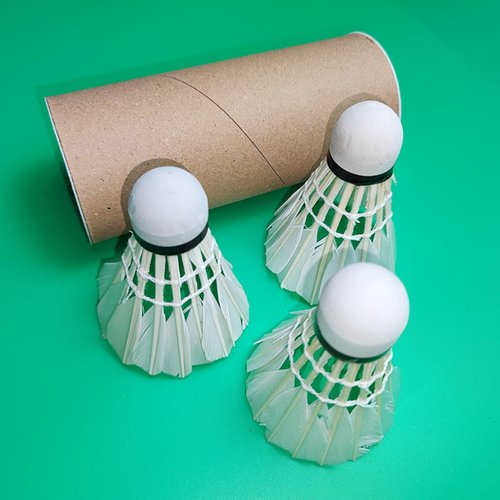 DIIOOMIEEU 12 Pcs Professional Duck Badminton Shuttlecocks High Speed Training Badminton Ball Shuttlecock