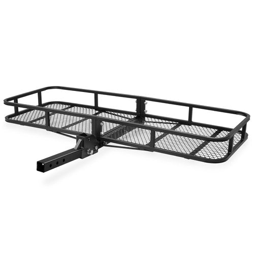 ARKSEN 60 x 23 x 5.5 Inch Folding Hitch Cargo Carrier,500 Lbs Capacity Heavy Duty 2 Inch Receiver Luggage Basket for SUV, Pickup Truck, Camping & Travel