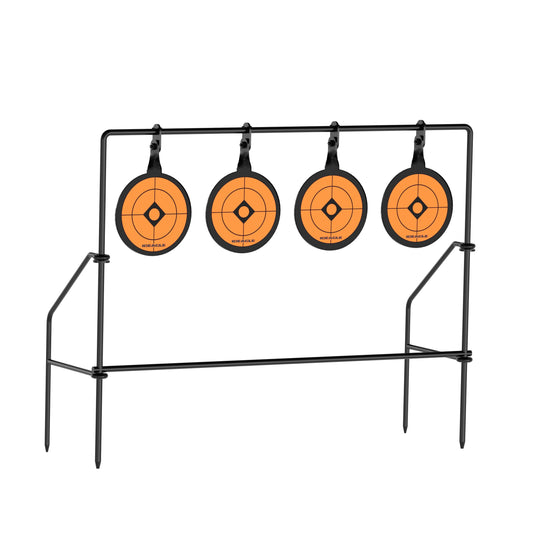 Ideagle BB Gun Targets for Backyard, Heavy Metal Auto Spinning Targets for Shooting, Airsoft Target Pellet Gun Targets for .177 .20 Caliber