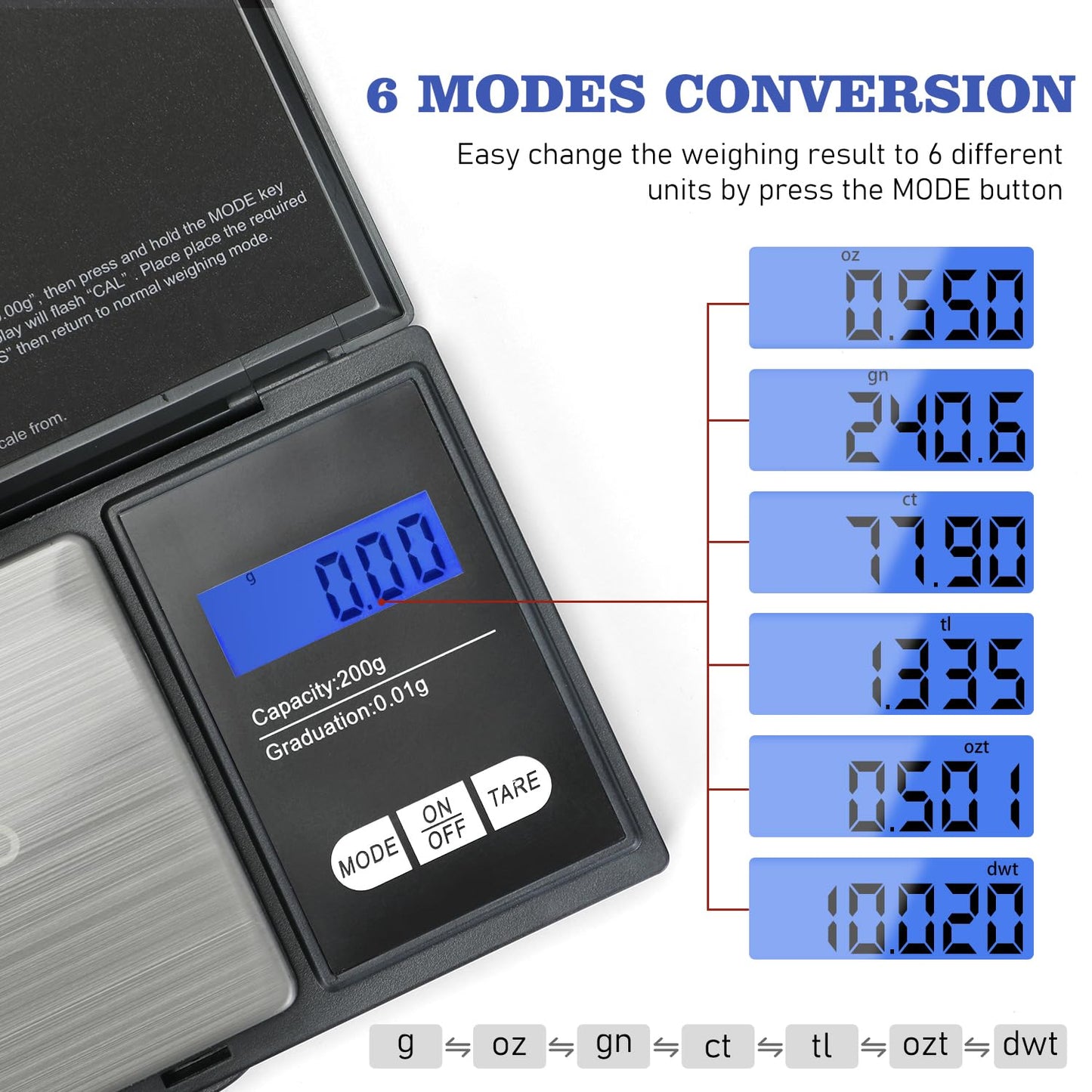 LWANO Portable Arrow Scale, Accurate Digital Grain/Weigh Archery Scale