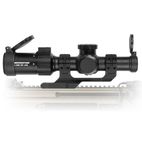 Triton Navigator 1-4x20 Second Focal Plane FFP LPVO Rifle Scope | C2 Chevron BDC Reticle