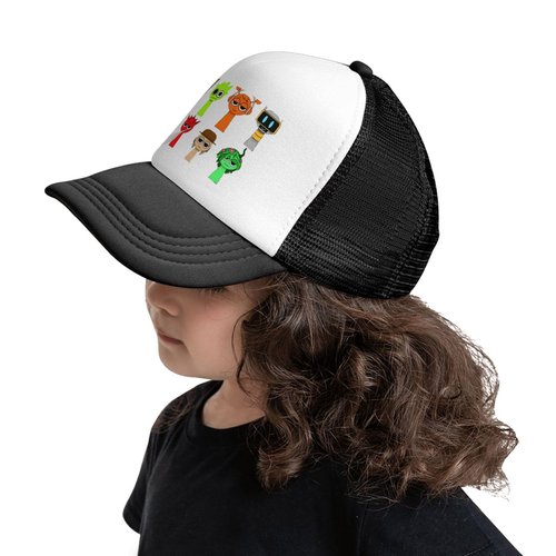 YXLMWZLH Sprunki Baseball Cap Cartoon Print Children's Fashion Summer Baseball Cap, Unisex