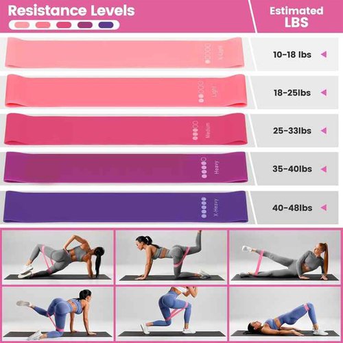 Pilates Essentials Kit for Women Set of 13-13-Piece Home Pilates Equipment Set, Includes Pilates Ring, Resistance Bands, Yoga Ball - Accessories for Home Fitness Workouts & Beginners (Purple)