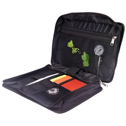 Zxpjkyu Soccer Referee Case Umpire Equipment Wear Resistant Oxford Cloth Football Storage Bag Standard Referee Bag for Baseball, Style C
