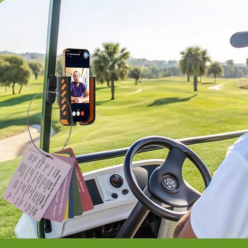 WIGERLON Golf Rules Cards for Golf Bag，Golf Rules Quick Reference 2024-2025，Usga Rules of Golf 2025 Pocket Size，Golf Gift for Beginner Golfers and Seasoned Golfers