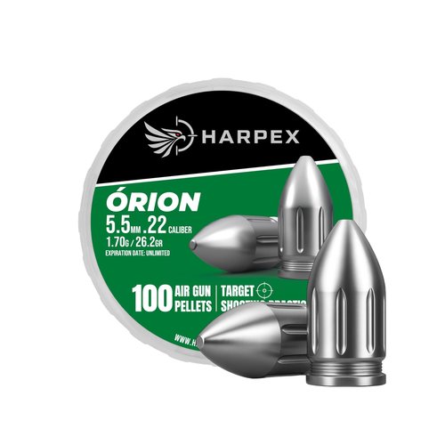 Harpex Orion Airgun Pellets .22 Caliber 26.2gr(1.70g) Pointed - 100ct