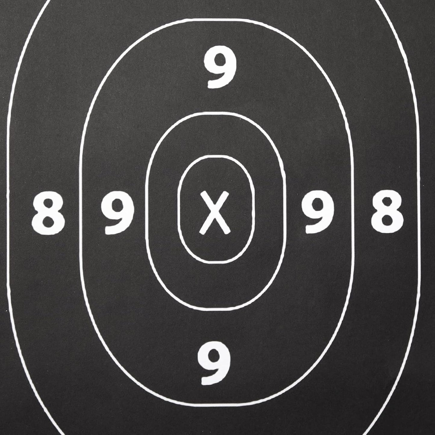 Juvale 50 Paper Targets for Shooting Range Practice - 17 x 25 Inch Silhouette Style Shooting Targets with Dual Scoring Zones for Airsoft BB Pellet Gun Training